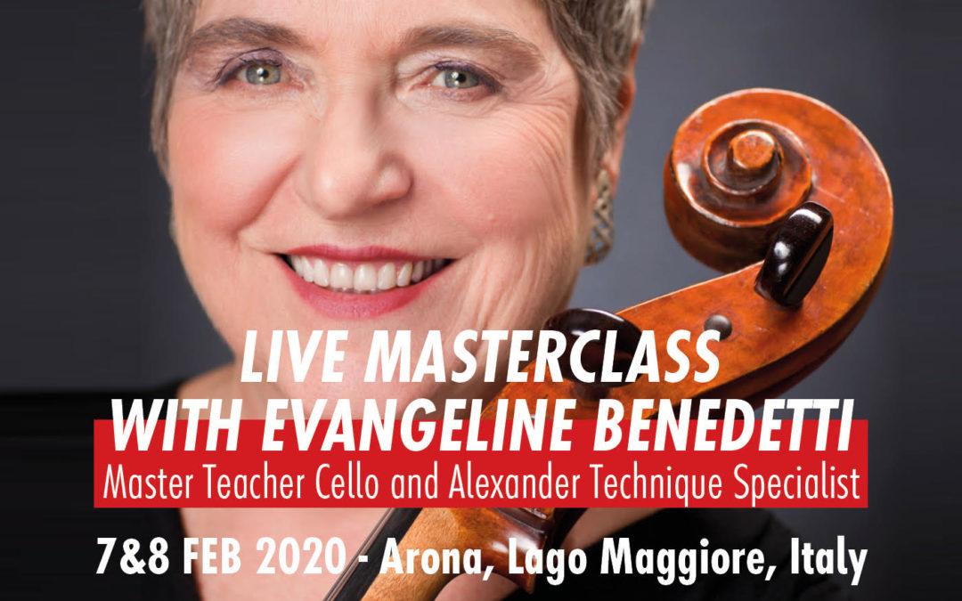 Cello Masterclass Evangeline Benedetti Arona, Italy