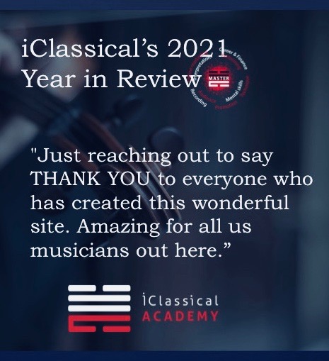 iClassical Musical Year in Review 2021